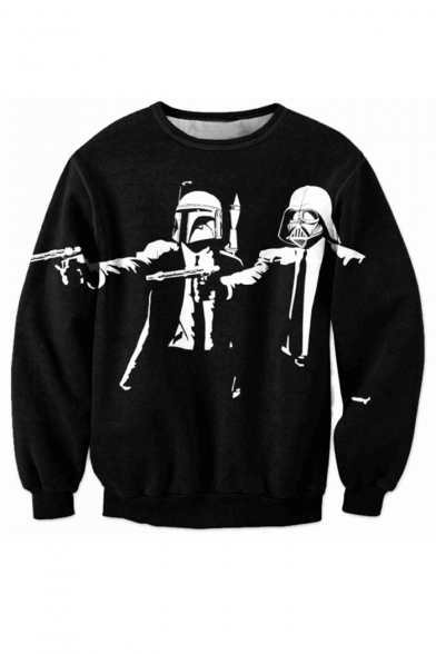 3D Men with Mask Pattern Round Neck Long Sleeve Casual Sweatshirt, LC442511
3D Men with Mask Pattern Round Neck Long Sleeve Casual Sweatshirt, LC442511