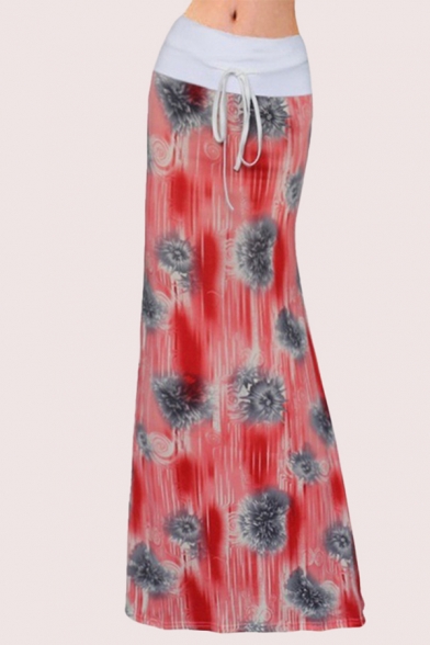 Retro Womens 3D Skirt Contrasted Abstract Flower Pattern High Drawstring Waist Maxi Bodycon Skirt, Black;blue;red;apricot, LM678585
Retro Womens 3D Skirt Contrasted Abstract Flower Pattern High Drawstring Waist Maxi Bodycon Skirt, Black;blue;red;apricot, LM678585