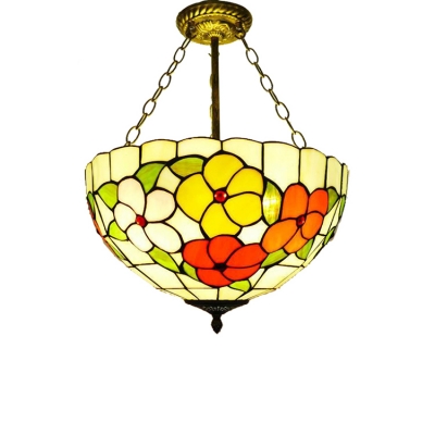 16-Inch Wide Tiffany 3 Light Semi-Flushmount Light in Floral Style with Multi-Colored Glass, Aged Brass, HL466960
16-Inch Wide Tiffany 3 Light Semi-Flushmount Light in Floral Style with Multi-Colored Glass, Aged Brass, HL466960