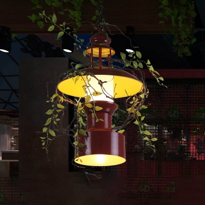 Burgundy Lantern Pendant Light Industrial Iron 1 Head Restaurant Ceiling Suspension Lamp, HL619612
Burgundy Lantern Pendant Light Industrial Iron 1 Head Restaurant Ceiling Suspension Lamp, HL619612