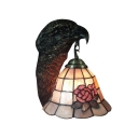 Amazing Euro Country Design Tiffany Eight Inch Wall Sconce with Eagle Base