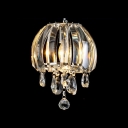 Shining Single-light Mini Pendant Light Features Distinctive Crystal Shade with Gleaming Crystal Beads