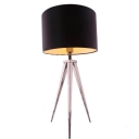27.9”High Drum Shade and Tripod Based Designer Floor Lamps