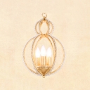 Hand-worked Wrought Iron Combines with Shimmering Crystal Pendants Offers Unique Design
