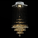 Warm and Chic Amber Crystal Drop Cloud Brilliant Design Chandelier Lights
