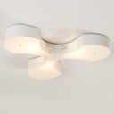 Beautiful Clover LED Flush Mount Ceiling Light In Designer Style