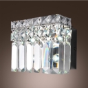 Glimmering Barth Wall  Light Adorned with Hand Cut Crystals Mkes Great Addition to Your Home.