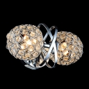 Add Divine Radiance to Your Hallway with Splendid Crystal Wall Light Fixture.