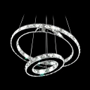 Clear Diamonds Crystal Ring Romantic and Splendid Chandelier Pendant Light