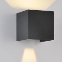 Adorable and Chic Wrought Iron 3.93”Wide Designer Cube Wall Light