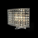 Gleaming One Light Wall Sconce with Modern Iron Oval Clear Shade Creating Warm Illumination