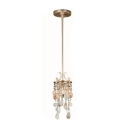 Add Glistening Pizzazz to Your Decor with Delicate Shells and Crystal Swag Pendant Llight