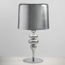 Bright Silver Finished Beautiful Designer Table Lamps in 22.8”Height