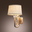 Clear Crystal Drop Brings Stylish Sense of Glamour and Beauty toTimelessWall Sconce