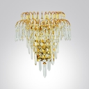 Bring Designer Style and Chic Lighting to Your Decor with Gorgeous Clear Crystal Wall Sconce