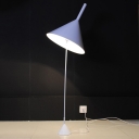 Designer Style Modern Floor Lamp 55.1”High with Cone Shade