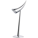22.2”High Polished Chrome Finished Horn Designer Table Lamps