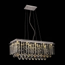 Full of Grace and Chic Style Stunning Pendant Light Features Glamorous Lead Crystals