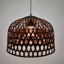 Designer Style Table Lamps 12.9”Wide Bowl Shaded Large Pendant Light