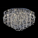 Elegantly Stainless Steel Canopy Glittering Crystals 23.6