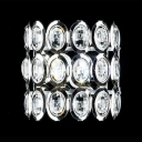 Chic Modern Crystal Wall Sconce Offers Dainty Appeal with Diamond Crystal Beads