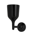 Wine Cup Wall Light in Black by Designer Lighting