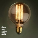 G95 220V  95*145mm E27 40W Edison Bulb
