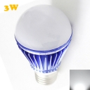 6000-6500K Dark Blue 300lm E27 3W LED Globe Bulb