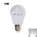 E27 7W 2835SMD  Cool White Plastic LED Globe Bulb