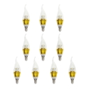 10Pcs  AC85-265V E14-5730  4W LED Candle Bulb