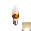 LED Candle Bulb E27 5W  Goden 180° Warm White