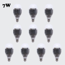 7W 10Pcs E27 Warm White Light  6Led-5730SMD
