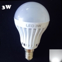 3W 27Leds 180° E14  Cool White Light Globe Bulb