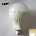 Warm White Lighted 220V E27 12W 180° LED Globe Bulb