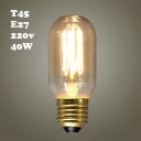 T45 220V  E27 40W Edison Bulb