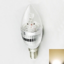 220V E14 Bulb 3W 180°240lm 6LED-5730SMD Warm White