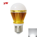 300lm Golden  E27 3W  Cool White Light