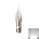LED Candle Bulb 3W Silver E27   360° Cool White