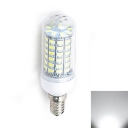 E12 110V 6W 6500K  Clear LED Corn Bulb