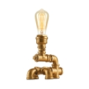 Brass Single-Light Indoor Accent LED Lamp
