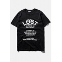 Loose Fit Round Neck Graphic Tees