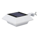White 4 LED Solar Power Yard Deck Light