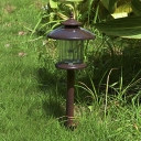 Vintage Style Chocolate Finish 2 Layer Nature Power LED Outdoor Pathway Lighting