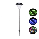 Modern Stainless Steel 12 LEDs Super Bright Solar Powered Pathway Lighting (More Light Color Available)