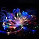 Multi Color 100 LEDs 40ft Solar Power Decorative Garden Landscape LED Rope Lighting