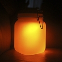 Cute Four Inches Wide Solar Powered Warm Light LED Outdoor Portable Night Light