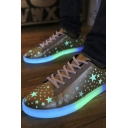 Fashion Outdoor / Athletic / Casual Flame Pattern Luminous Fluorescent Sports Shoes Sneakers