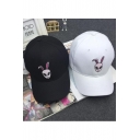 Rabbit&Alien Embroidery Cool Outdoor Leisure Fashion Summer Baseball Caps Women Outdoor Caps