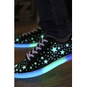 Outdoor / Athletic / Casual Flame Pattern Luminous Fluorescent Sports Shoes Sneakers
