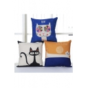 Personality Cute Cat Print Comfortable Pillow